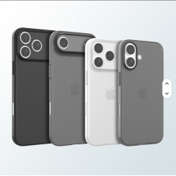 Twins for Anti Slip Case Compatible with iPhone 17 2025 Ultra Thin Shockproof Protective Phone Case for Wavy Style Phone Cover