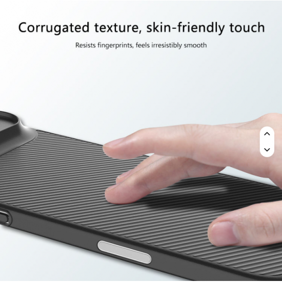 Twins for Anti Slip Case Compatible with iPhone 17 2025 Ultra Thin Shockproof Protective Phone Case for Wavy Style Phone Cover