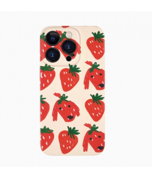 Strawberry Print iPhone Case Anti Slip and Drop Resistant Case