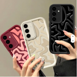 Striped Pattern Soft Cover Phone Case for Samsung Galaxy S24