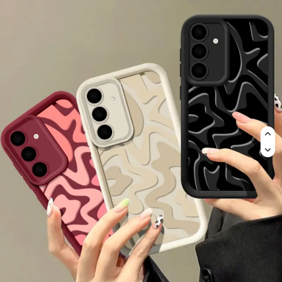 Striped Pattern Soft Cover Phone Case for Samsung Galaxy S24