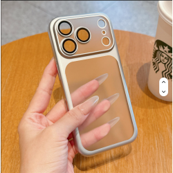Creative Design Electroplated Matte Skin Feeling Phone Case Comes with Lens Film for iPhone 17 Pro Max