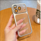Creative Design Electroplated Matte Skin Feeling Phone Case Comes with Lens Film for iPhone 17 Pro Max