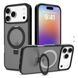 For iPhone 17 Pro Max Cell Phone Case with Magnetic Racket Stand Shockproof Matte Soft iPhone Series Mobile Phone Cases