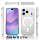Trending Magnetic Customize Clear Wireless Charging Cell Phone Case for iPhone 17 Pro