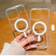 Factory Shockproof Clear Transparent Magnetic Phone Case for iPhone 14 series Acrylic Shell