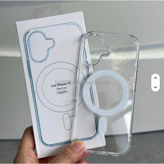 2025 New Transparent TPU Shockproof Mobile Phone Magnetic Cases for iPhone 16 Plus Pro Max Covers