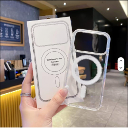 New Arrivals for iPhone 17 Phone Case Magnetic Clear Hard PC TPU Protective Bumper Cover for iPhone 17 Pro Max 