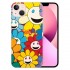 Cute Flower Case Girls Women Cute Face Print Case Floral Design Shockproof Protective Cases Soft TPU Hard Back Anti-Scratch Cover