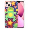 Cute Case Girls Women Cartoon Frog Print Case Kawaii Design Shockproof Protective Cases Soft TPU Hard Back Anti-Scratch Cover for iPhone 13/14 Pro